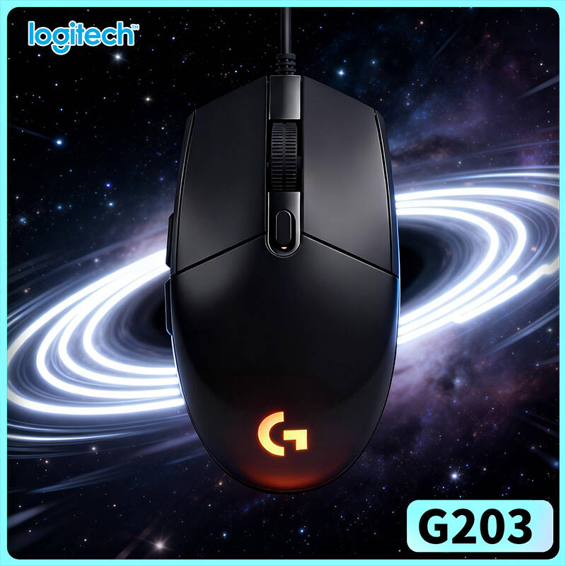 Logitech Mouse G203 - Проводная игровая мышь Logitech G203, 200-8000